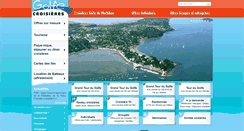 Desktop Screenshot of golfe-croisieres.com